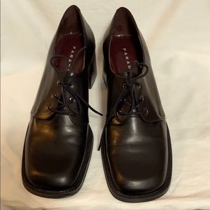 Parade Vintage Square Toe Lace Ups